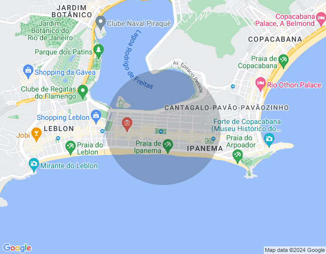 Imóvel no mapa