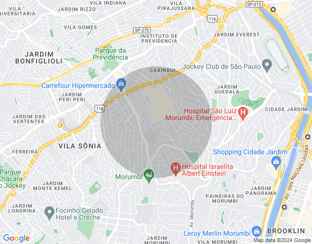 Imóvel no mapa