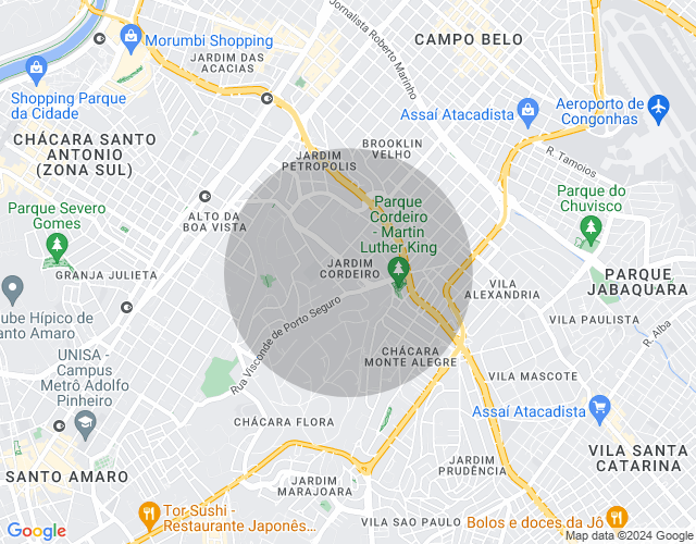 Imóvel no mapa