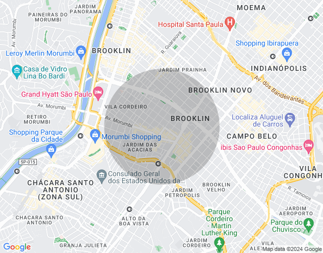 Imóvel no mapa