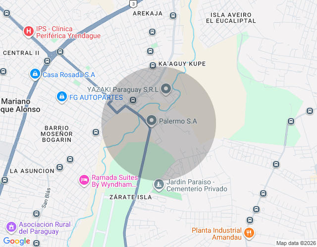 Imóvel no mapa