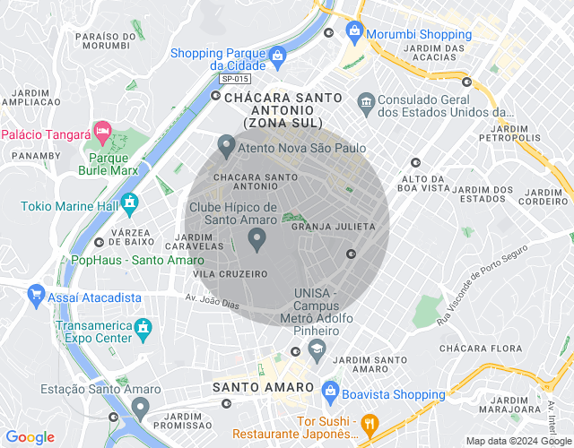 Imóvel no mapa