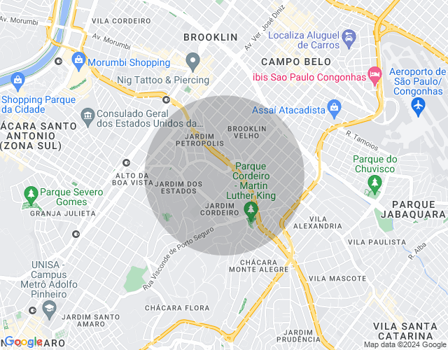 Imóvel no mapa