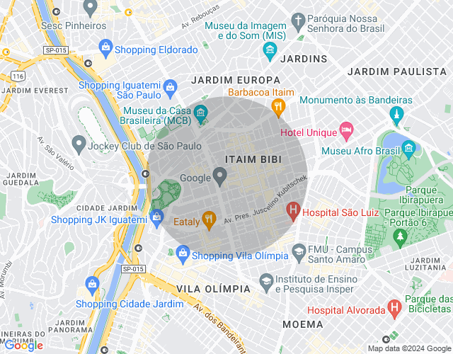 Imóvel no mapa