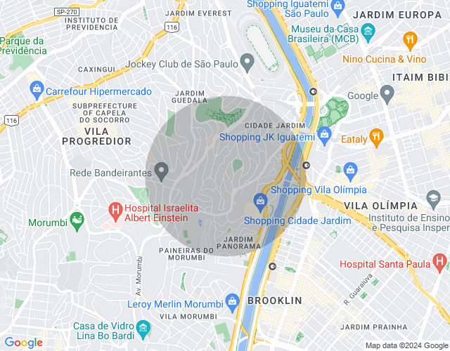 Imóvel no mapa