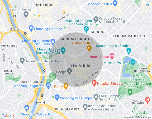 Imóvel no mapa