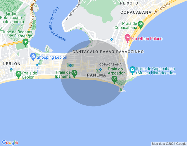 Imóvel no mapa