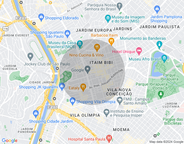Imóvel no mapa