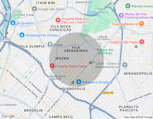 Imóvel no mapa
