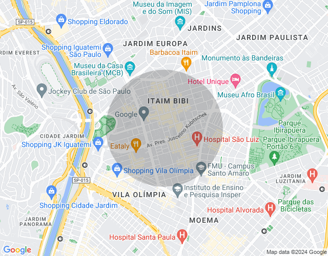 Imóvel no mapa