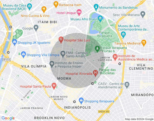Imóvel no mapa