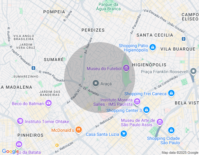 Imóvel no mapa
