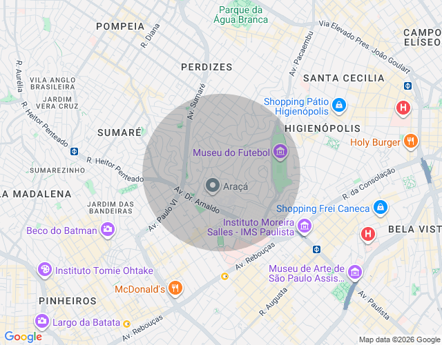 Imóvel no mapa