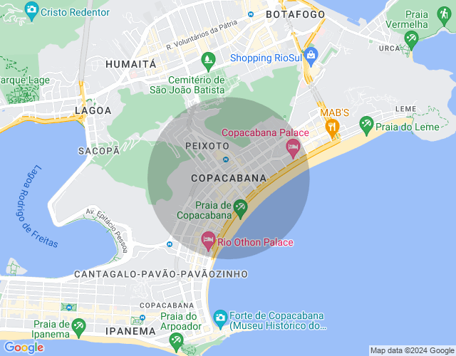 Imóvel no mapa