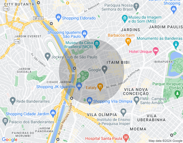 Imóvel no mapa