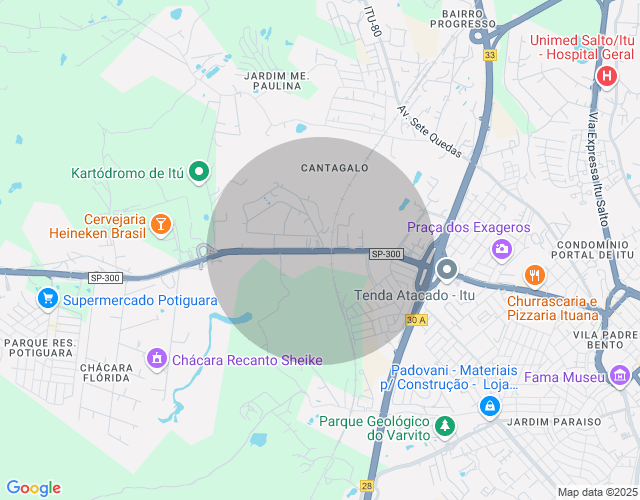 Imóvel no mapa