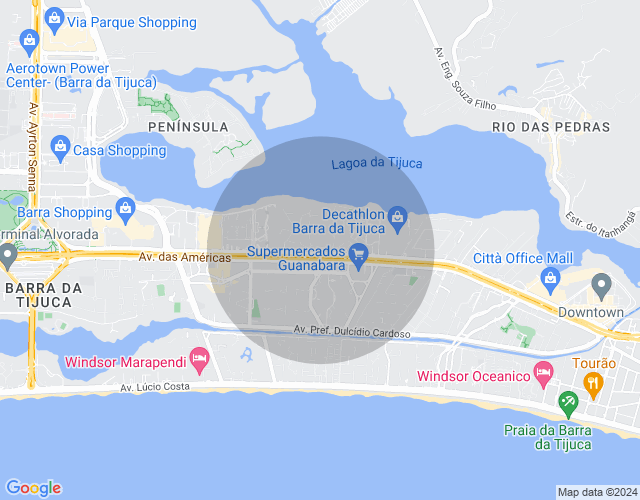 Imóvel no mapa