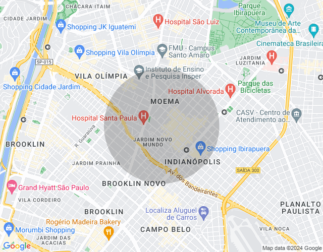 Imóvel no mapa