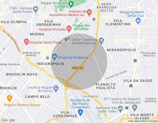 Imóvel no mapa