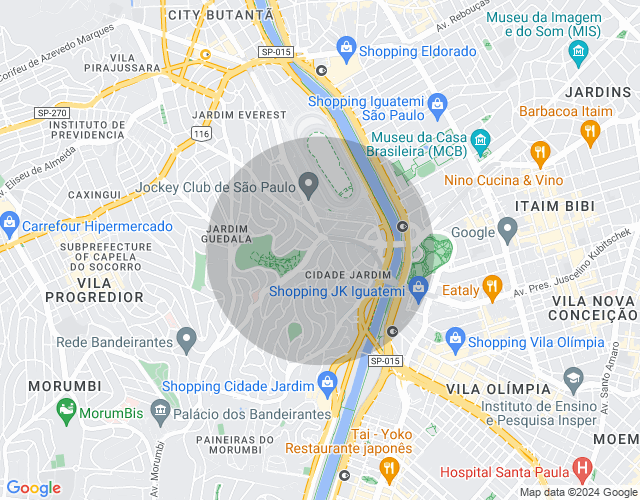 Imóvel no mapa