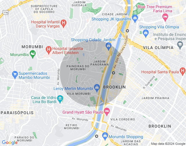 Imóvel no mapa
