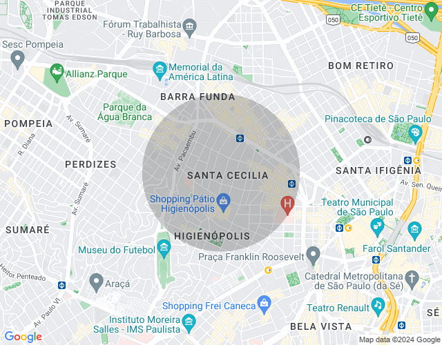 Imóvel no mapa