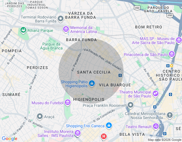Imóvel no mapa