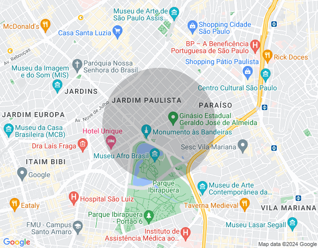 Imóvel no mapa