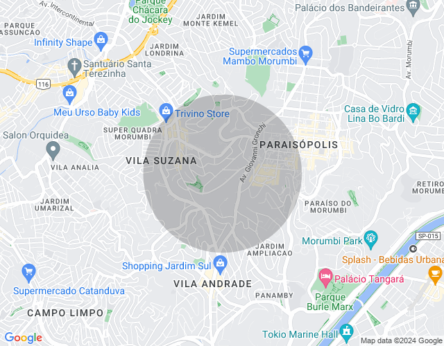 Imóvel no mapa