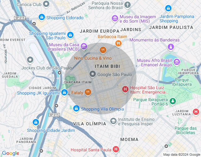 Imóvel no mapa
