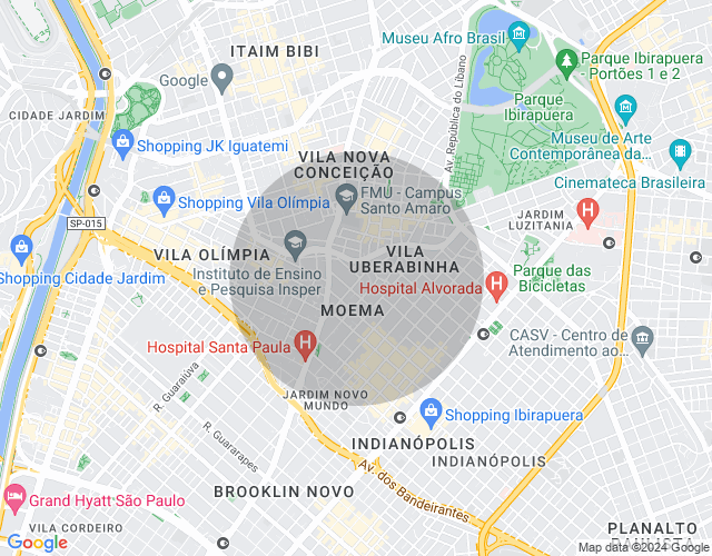 Imóvel no mapa