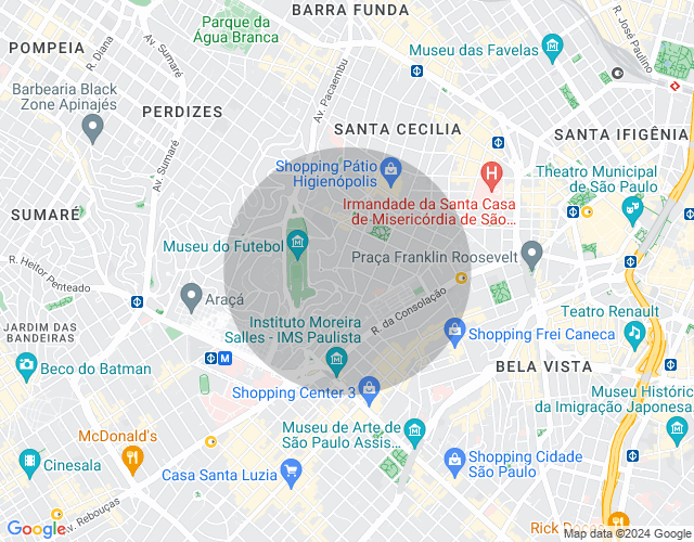 Imóvel no mapa