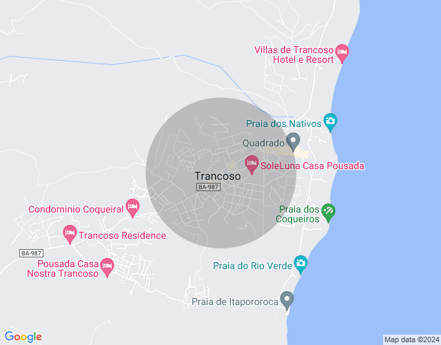Imóvel no mapa