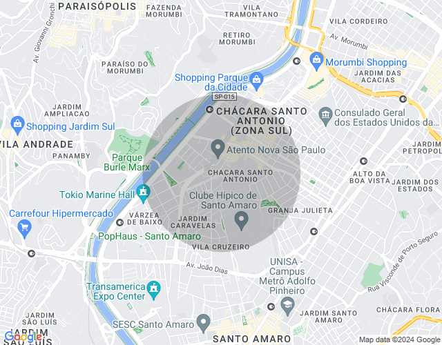 Imóvel no mapa