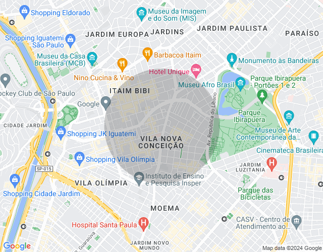 Imóvel no mapa