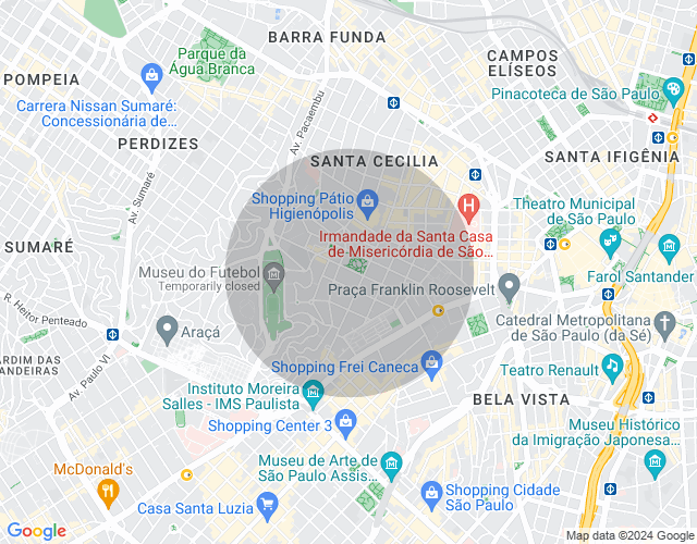 Imóvel no mapa