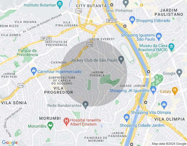 Imóvel no mapa