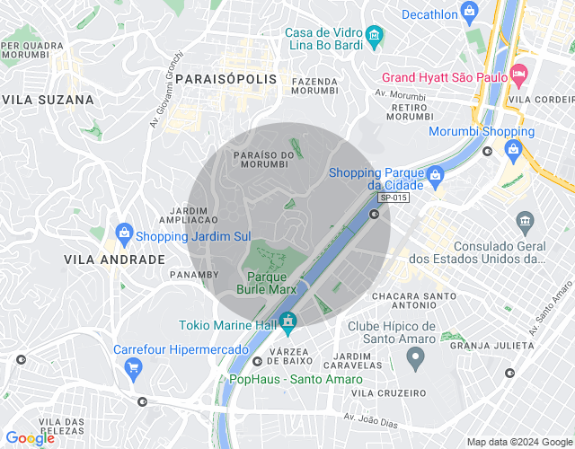 Imóvel no mapa