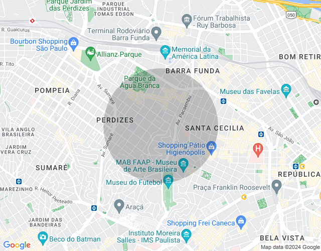 Imóvel no mapa