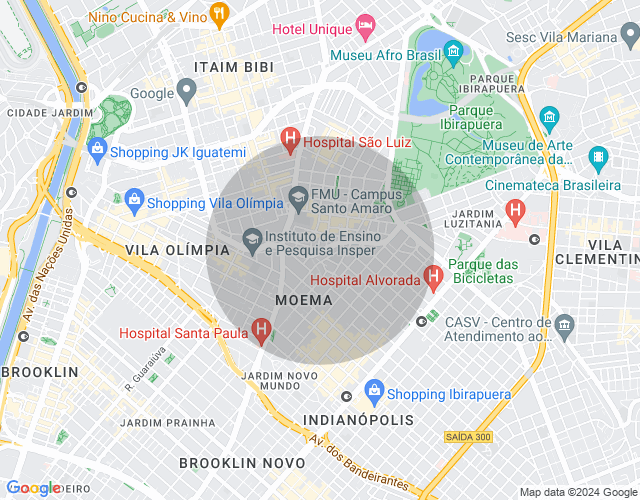 Imóvel no mapa