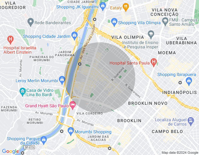 Imóvel no mapa