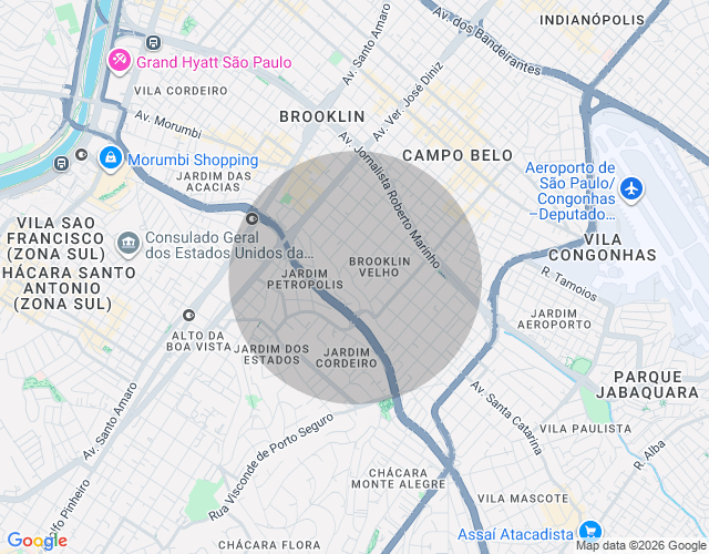 Imóvel no mapa