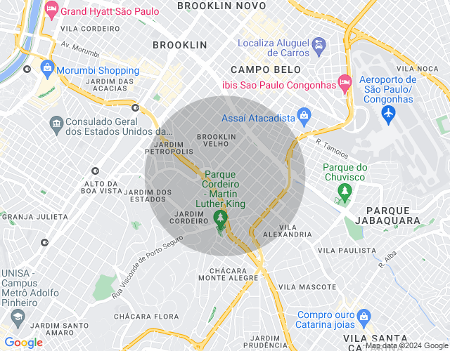 Imóvel no mapa