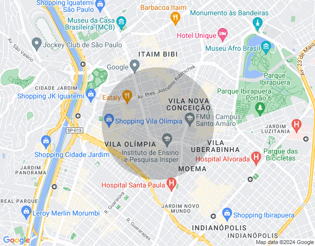 Imóvel no mapa