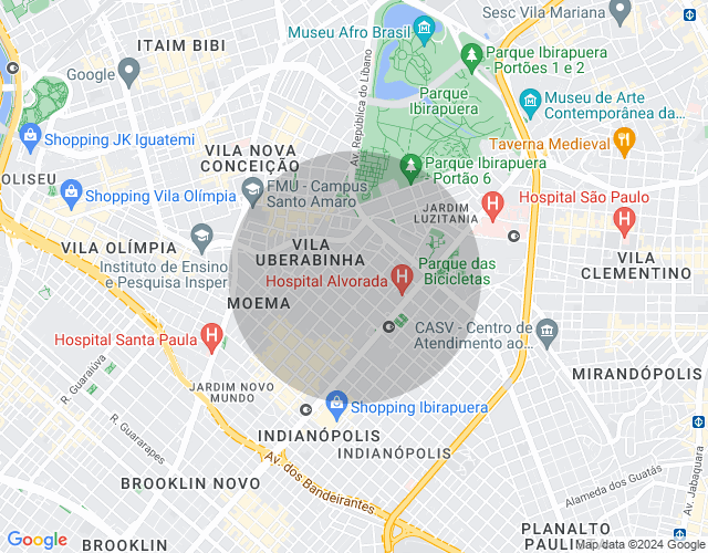 Imóvel no mapa