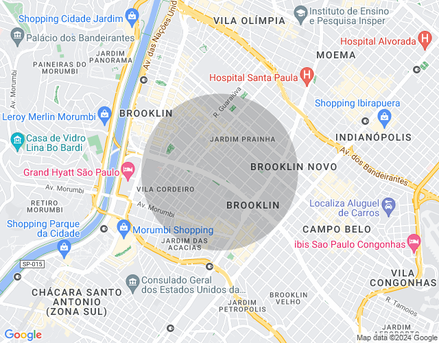 Imóvel no mapa