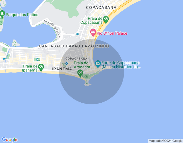 Imóvel no mapa