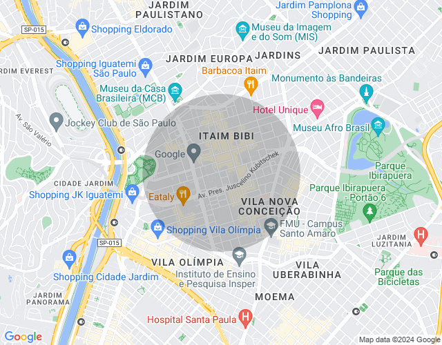 Imóvel no mapa