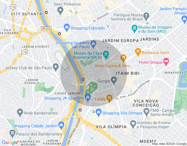 Imóvel no mapa