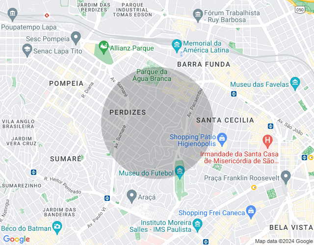 Imóvel no mapa